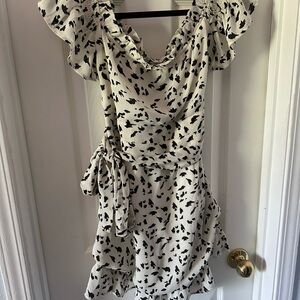Urban Outfitters - Wild Honey Black and White Dalmatian Dress